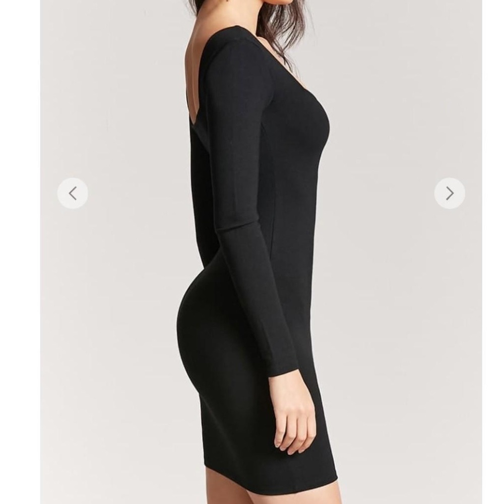 Forever 21 Long Sleeve Square Neck Dress - Picture 3 of 7